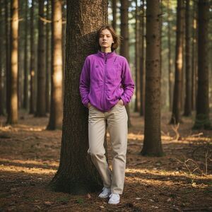 EleVen Pink Full Zip Long Sleeve Sweatshirt Large Venus Williams Athleisure Poly